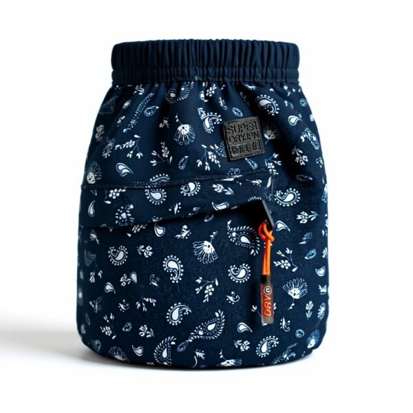 Pantaloncini da bagno Superdry Uomo Echo Racer Navy Paisley