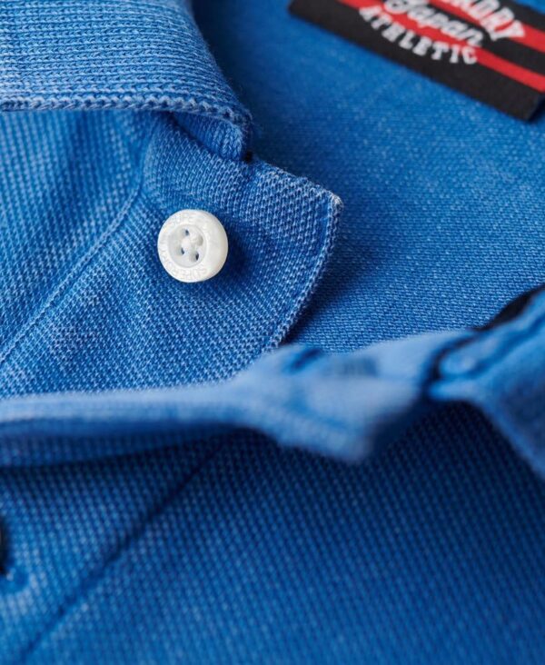 Polo Superdry Vint Destroy Unisex Adulto Blu Design-3