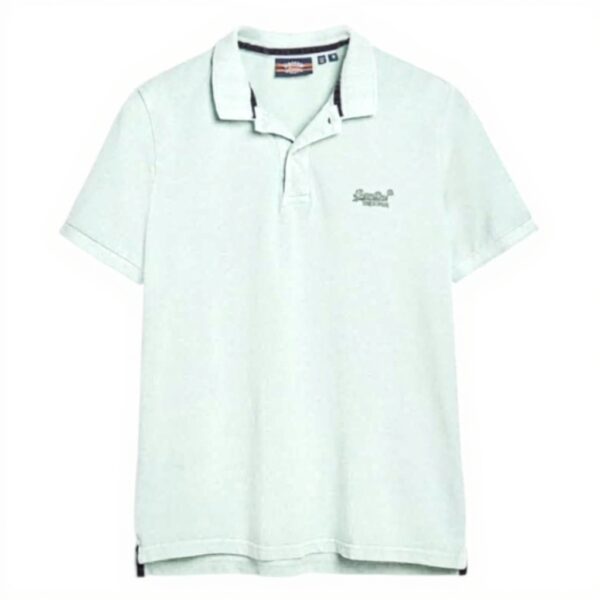 Superdry Vint Destroy Polo Verde Unisex Adulto Casual