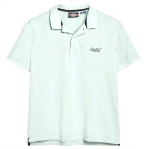 Superdry Vint Destroy Polo Verde Unisex Adulto Casual
