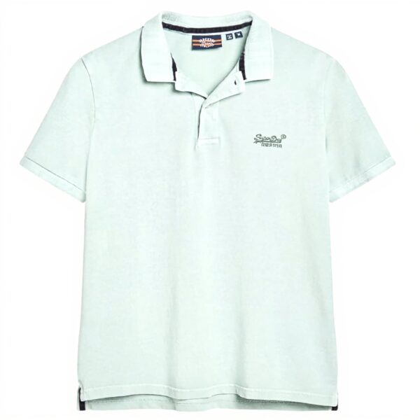 Superdry Vint Destroy Polo Verde Unisex Adulto Casual