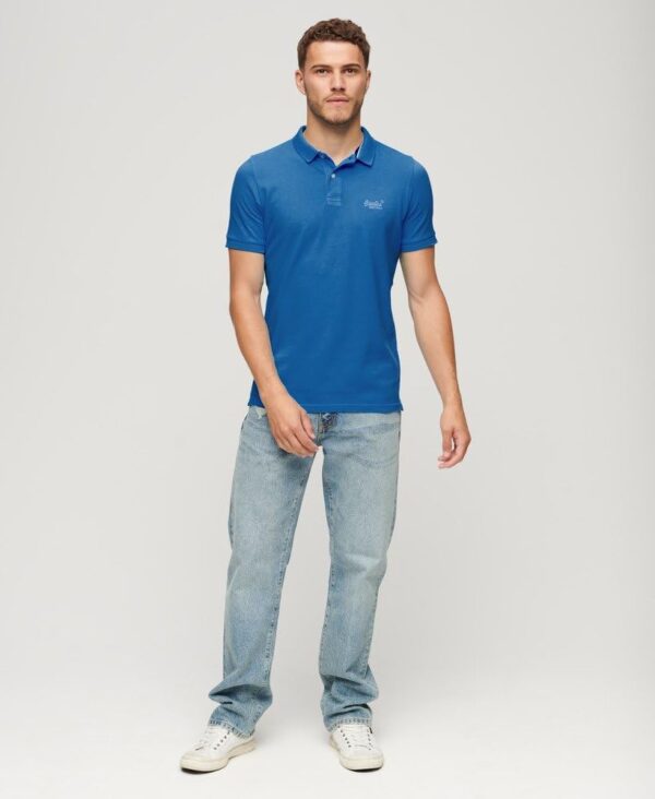 Polo Superdry Vint Destroy Unisex Adulto Blu Design-4