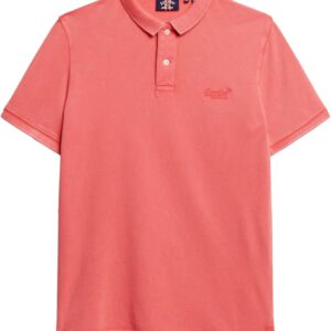 Polo Superdry Vint Destroy Uomo Cotone Rosa Modello-0