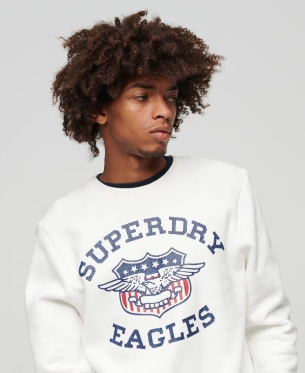 Superdry Vintage Americana Graphic Crew Maglia Uomo-1