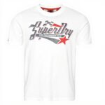 Superdry Vintage Industriale Auto Tee Uomo T-shirt Ecrù