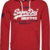 Felpa con cappuccio Superdry Vintage VL Classic Uomo rosso-0