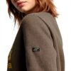 Felpa Superdry Vintage Donna Kaki Scuro Embellish Crew