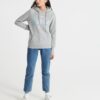 Felpa Donna Superdry VL Stitch Sequin Cappuccio Grigio-1