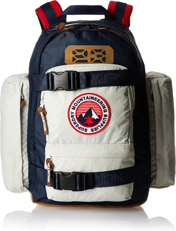 Zaino Superdry Portland Bianco Blue Navy Casual Viaggio-0